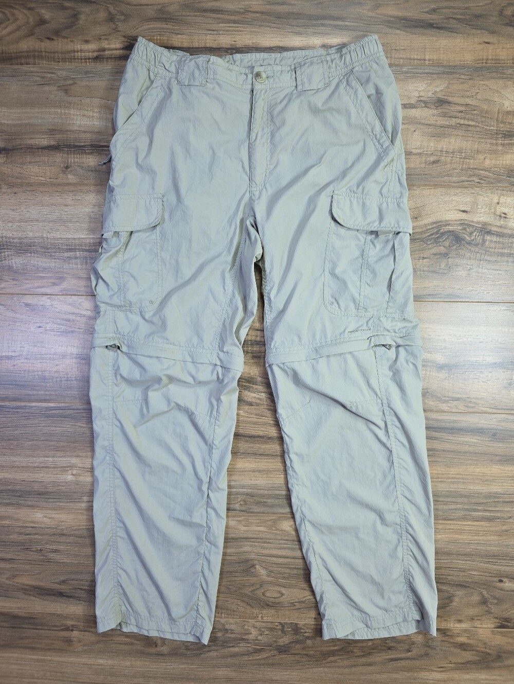Columbia Titanium Convertible Cargo Pants Medium Tan Men